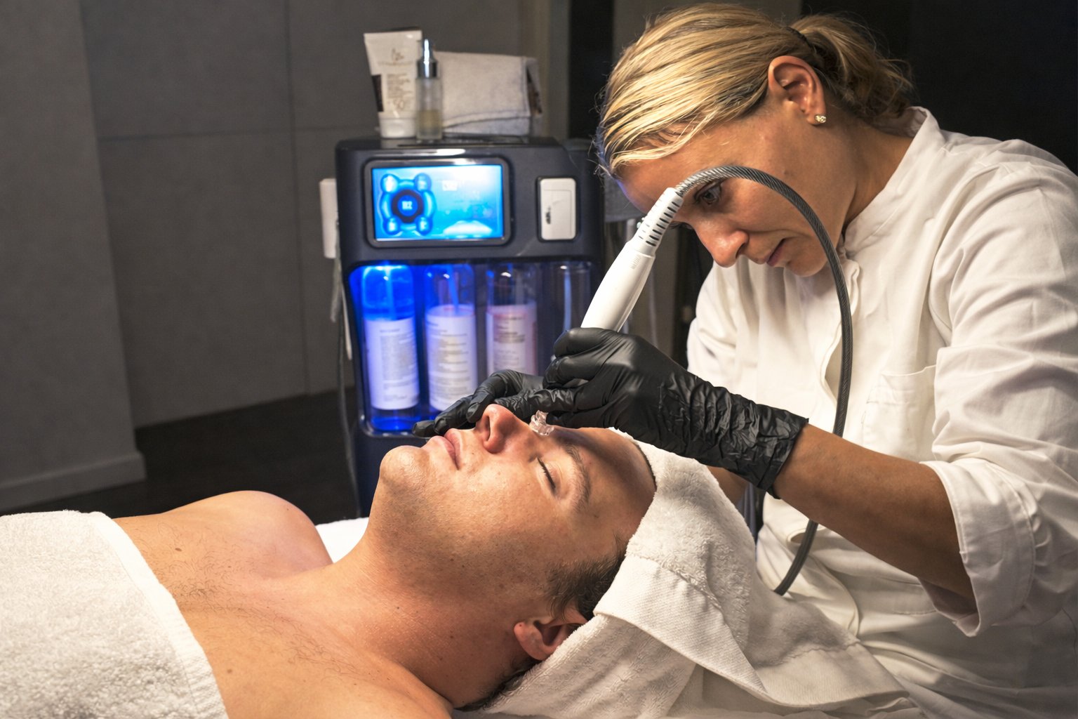 Trattamento Staminalis Hydra Spa con tecnologia professionale in cabina