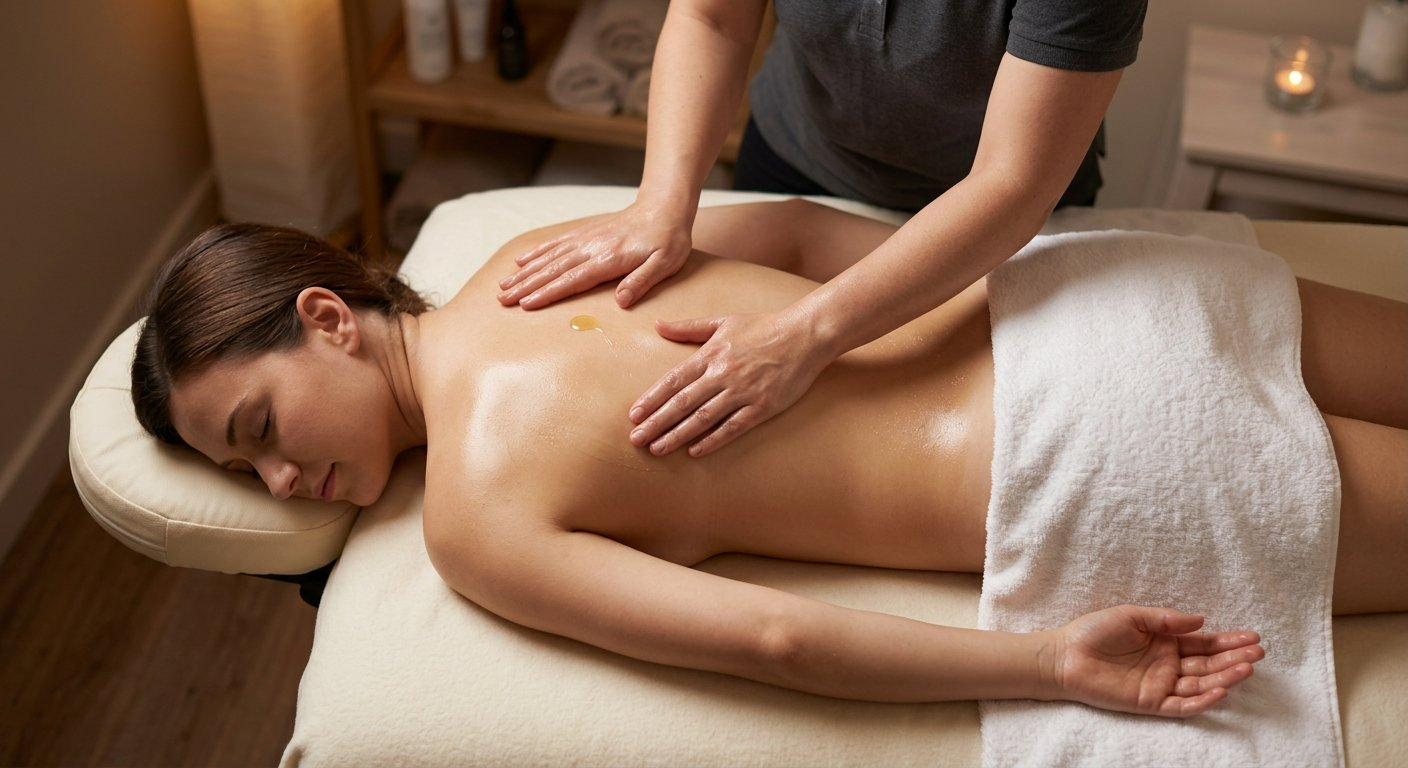Massaggio alla Staminalis Beauty Spa